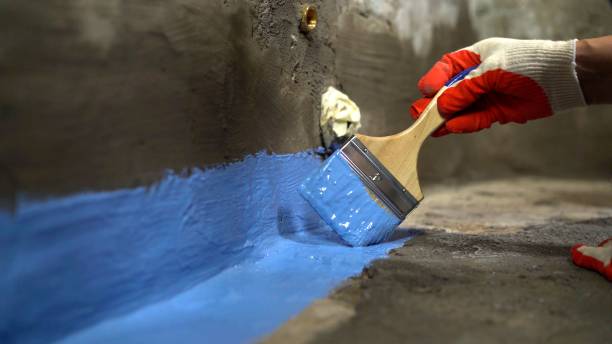 Commercial Exterior Waterproofing project at a Mason, MI business property by SJ Waterproofing Pros
